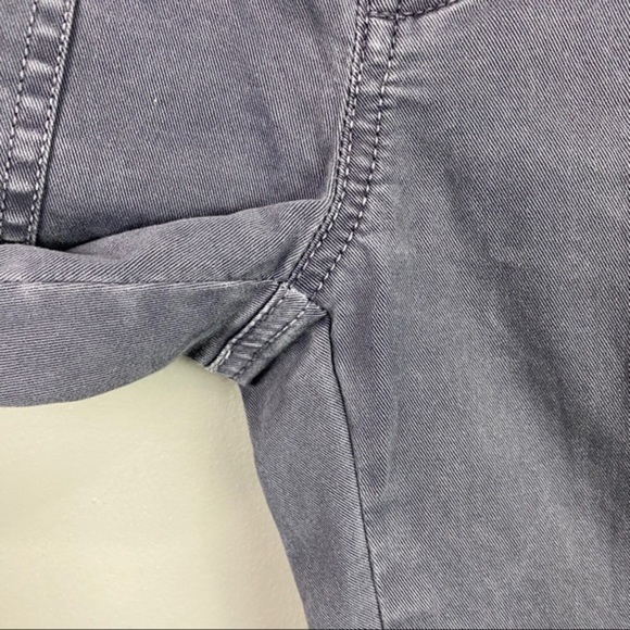 Madewell Moto Ankle Zip Pants Gray Size 24 - Picture 4 of 6